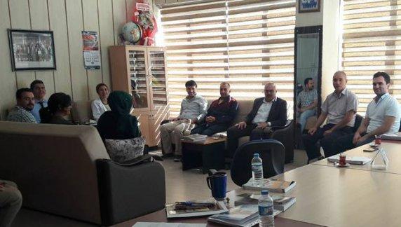İlçe Milli Eğitim Müdürümüz Sayın Ahmet AYDIN okul ziyaretlerini devan ediyor. 
