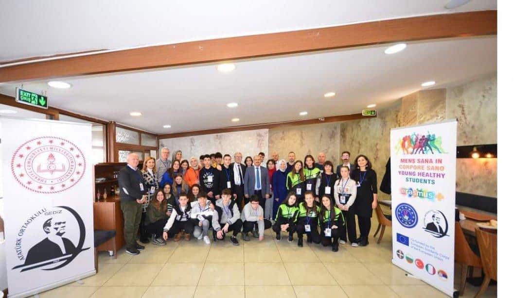 Atatürk Ortaokulu Erasmus+ Projesi Ortakları İlçemizde