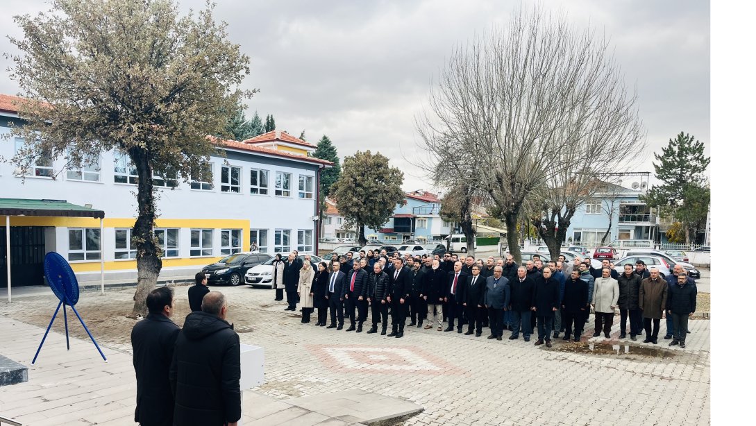 24 Kasım Öğretmenler Günü Çelenk Sunma Töreni